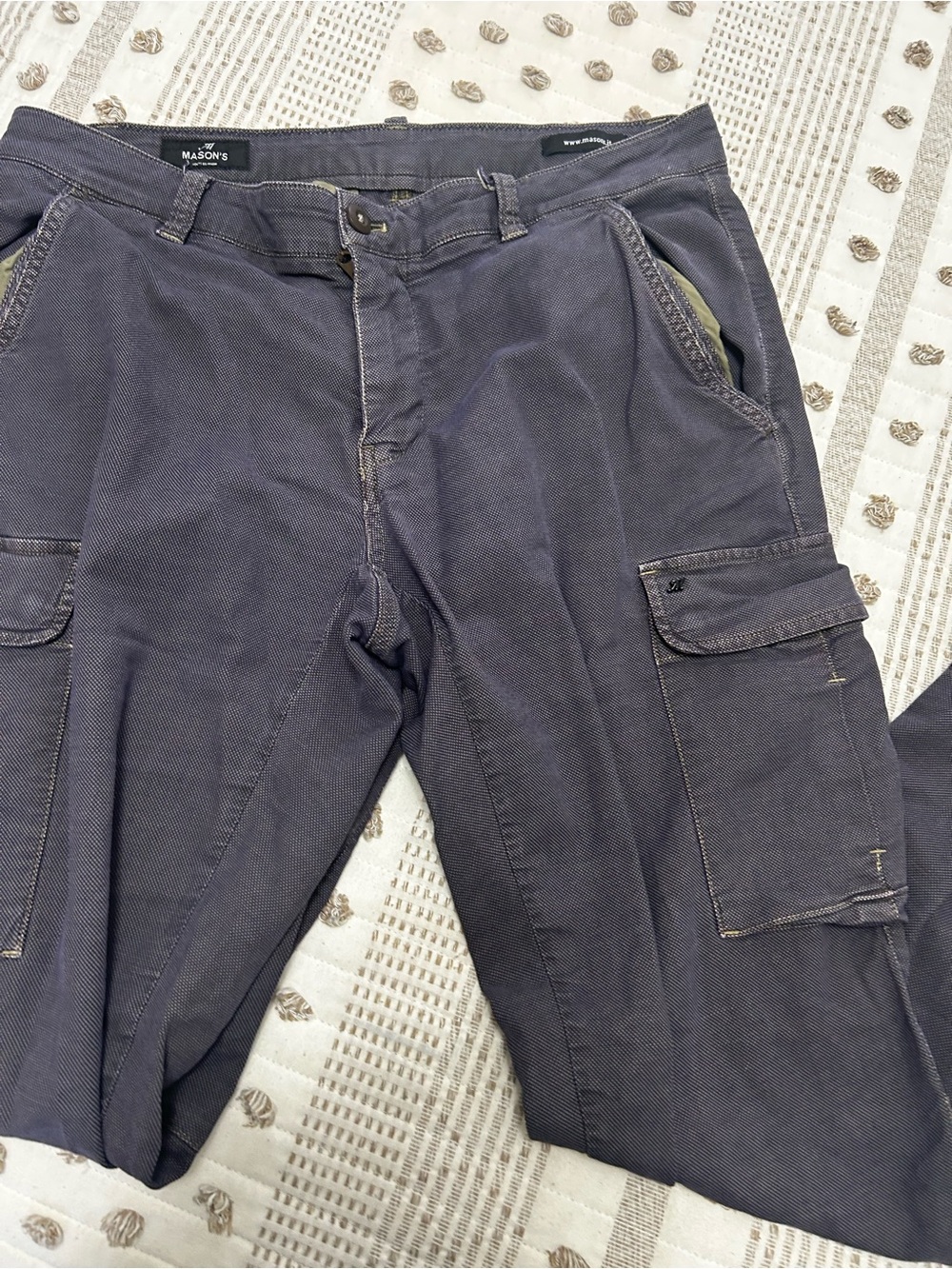 Mason's Slate Cargo Pants for Men — Durable Everyday Utility